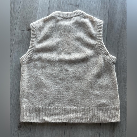 Sézane Samuel Jumper, sleeveless sweaters, XXS, Vanilla - Picture 13 of 15